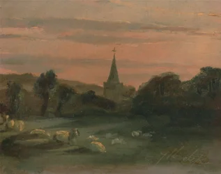 Stoke Poges kerk (recto)